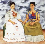 Frida Kahlo The two Frida-s oil painting